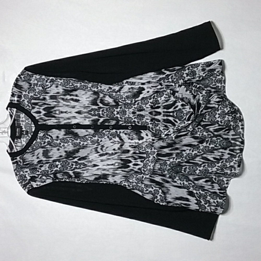 * 4/$25 Nicole by Nicole Miller Women's Cross Over Top Size L